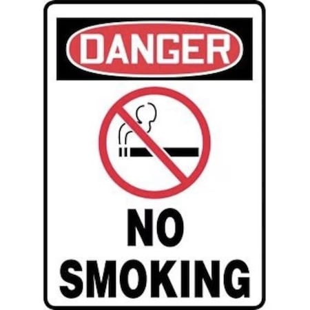 Accuform OSHA DANGER SMOKING CONTROL SIGN NO MSMK011XP MSMK011XP